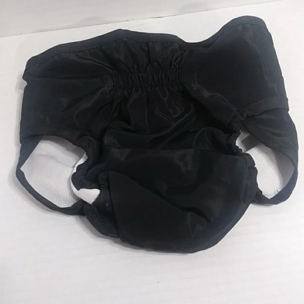 Nobleza Black Washable Dog Diaper Size Medium *NWOT*